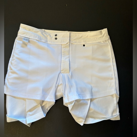 GG Blue white skirt skort w/zip pockets, 2 pleats & back split UPF30 + Sz-8. N18 - Picture 6 of 11